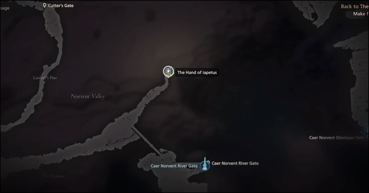 Picture of Bahamut Trial Location in FF16, the Hand of Mimas Chronolith