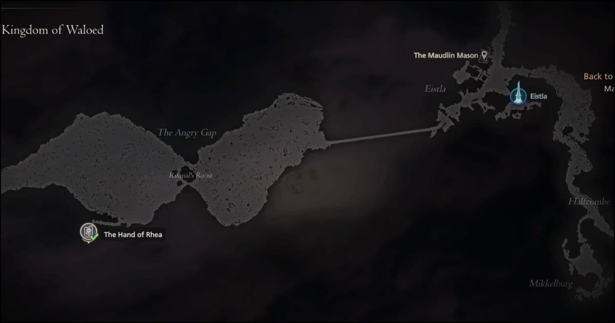 Picture of Shiva Trial Location in FF16, the Hand of Rhea Chronolith