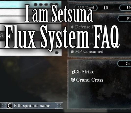 I am Setsuna Flux effects, list, combinations, FAQ