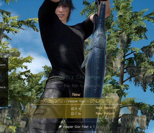 FFXV – How to catch a Vesper Gar (Navyth’s Challenge)