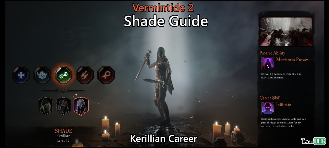 Vermintide 2 Shade Career Talents Builds Guide Team Brg