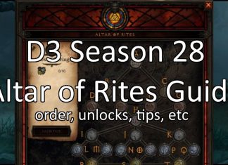 D3 S28 Altar of Rites Guide – What to get first? Options, basics, etc